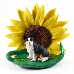 Corgi Sunflower Figurine Cardigan - Picture 1 of 2
