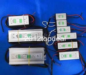 DC-DC 12V/24V Transformer Power Supply LED Driver IP67 Waterproof 10W-100W - Picture 1 of 10