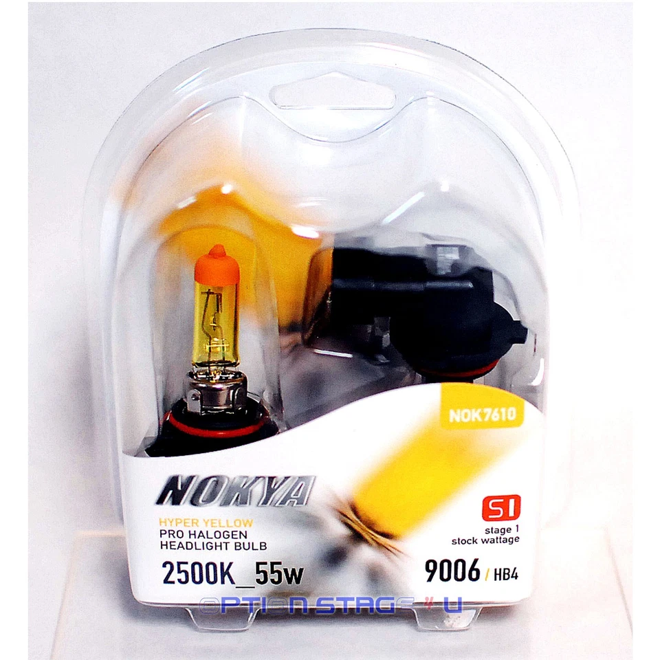 Nokya 9006 Hyper Yellow Stage 1 Headlight Halogen Light Bulb for Lexus Fog Light - Image 1 of 1