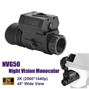 NVG50 Night Vision Monocular Goggles 2K 45° Wide View WiFi Infrared 940nm IPX7 - Picture 1 of 13