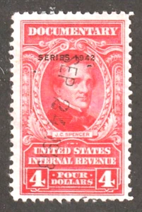 U. S. Revenue ~ R351 ~ Series of 1942 ~ $4 ~ DOCUMENTARY 02 - Picture 1 of 1