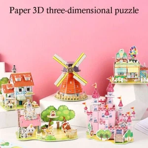 3D Puzzle 3D Castle Building Block Toy Early Educational - Picture 1 of 33