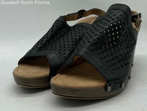 Gabor Women's Brown Adjustable Straps Block Heel Slingback Sandals Size 7 - Picture 1 of 6