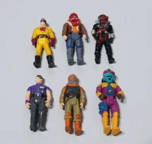 Vintage 1980's Kenner M.A.S.K. Mini Action Figure Lot Of 6 - Poseable 3" figures - Picture 1 of 8