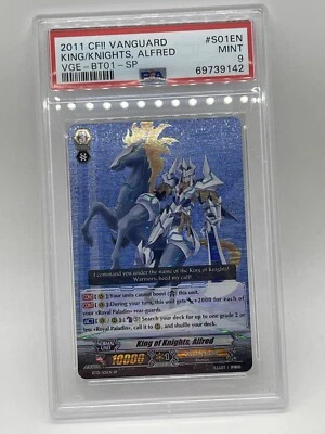 King of Knights, Alfred SP 2011 BT01 S01EN PSA 9 MINT Cardfight Vanguard (BT01) - Image 1 of 4