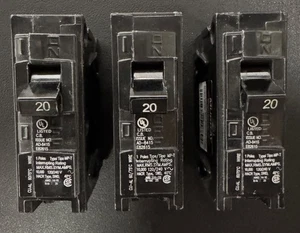 3PK Murray MP120 Circuit Breaker MP-T 20 Amp 1 Pole 120/240 (Z26) - Picture 1 of 5
