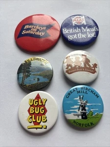 Six Mixed Pin Badges.  - Picture 1 of 2