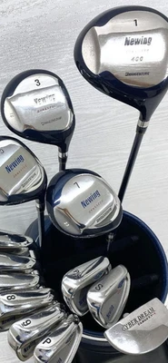 BRIDGESTONE Newing Club Set 1W 3W 5W 7W 5-9i Pw P/S Sw PT 13pc RH Graphite Stiff - Image 1 of 4