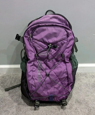 Mochila de viagem feminina Patagonia Cascada pacote com 30L para laptop verde roxo  - Imagem 1 de 4