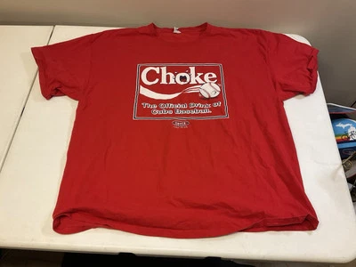 Chicago White Sox Shirt Vintage Y2K Chicago Cubs Choke Funny Men 2XL XXL - Image 1 of 4
