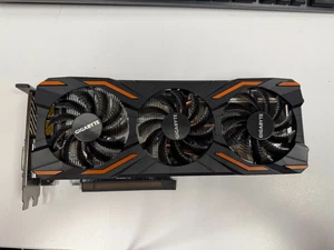 GIGABYTE GEFORCE GTX 1080 VIDEO CARD | GV-N1080WF3OC-8GD | 8GB - Picture 1 of 4