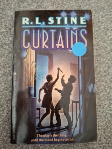 R.L. Stine Curtains Vintage Archway Paperback Printing - Picture 1 of 10