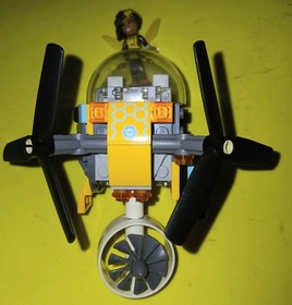 LEGO DC Super Hero Girls 41234 - BUMBLEBEE HELICOPTER INCOMPLETE RETIRED SEE PIC