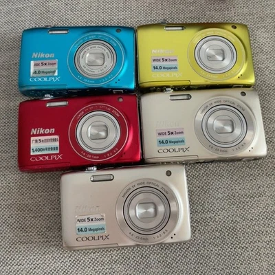 Nikon COOLPIX S3100 Digital Camera 14.0MP 5x Optical Zoom Multicolor AF Lock - Image 1 of 4