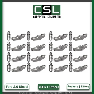 FITS FORD RANGER TRANSIT CUSTOM 2.0 ECOBLUE ROCKER ARMS HYDRAULIC LIFTERS TAPPET - Image 1 of 3