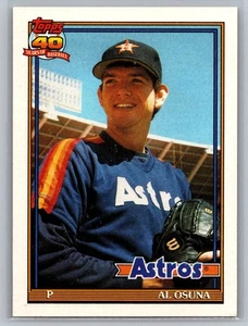 Tarjeta de béisbol 1991 Topps #149 Al Osuna Houston Astros MLB - Imagen 1 de 2