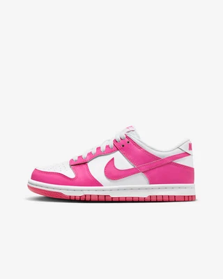 Nike Dunk Low FB9109-102 Zapatilla Unisex Niños Blanco Rosa Estilo de Vida Zapatos FL4140 Foto 1 de 4