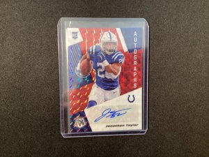2020 Panini Mosaic Football Choice Red Fusion Rookie Auto #RA16 Jonathan Taylor - Picture 1 of 2