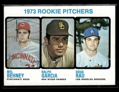 1973 Topps 1973 Rookie Pitchers (Mel Behney / Ralph Garcia / Doug Rau) #602 - Image 1 of 2