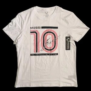 Messi Collection Men's Size M Short Sleeve The Greatest Of All Time T-Shirt New - Picture 1 of 12