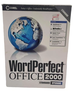 Corel WordPerfect Office 2000 Standard Upgrade, 2 Disc And Booklets - Picture 1 of 4