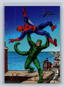 Tarjeta coleccionable Flair Marvel 1994 Scorpion Vs Spider-Man #15  - Imagen 1 de 2