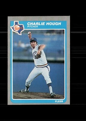 1985 Fleer - Charlie Hough #558 - Image 1 of 2