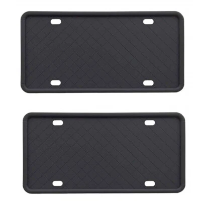 USA License Plate Frame Mounting Cover Shield Car Front Rear Holder Protector Foto 1 de 4