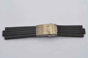 Oris Vintage TT1 Rubber Bracelet 24Mm With Folding Clasp Titanium 7542 - Picture 1 of 2