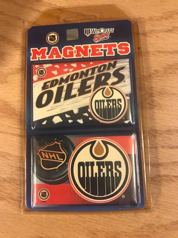 Wincraft Sports Magnets - Edmonton Oilers - NHL Cover