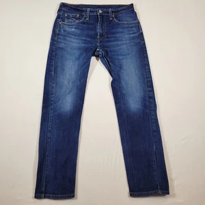 Levi's 502 Jeans Men's 30x30 Blue Taper Fit Stretch Denim Excellent Condition - Picture 1 of 15