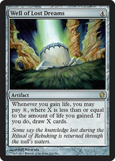 WELL OF LOST DREAMS NM Commander 2013 MTG Grey - Artifact Rare - Image 1 of 1