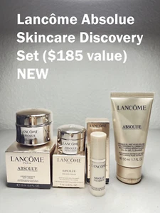 Lancome Absolue Cream/Eye/Serum/Clean Skincare Discovery Set ($185 value) NEW - Picture 1 of 8