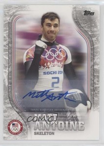 2018 US Olympic & Paralympic Team and Hopefuls /50 Matt Antoine Rookie Auto RC