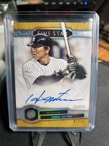2021 Topps Five Star Baseball Autographs Hideki Matsui Gold Auto Card #/10 🔥 - Picture 1 of 2