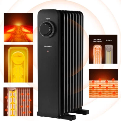 PELONIS 🔥EXCELENTE radiador de aceite radiador de aceite calentador radiador ventilador calefacción eléctrica sw