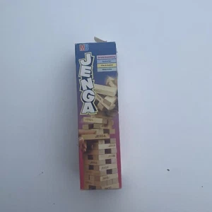 Jenga by MB Games Complete Hardwood Blocks 1993 Board Game Vintage Family Fun - Picture 1 of 8
