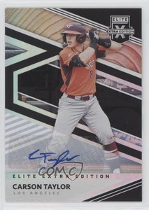 2020 Panini Elite Extra Edition Signatures Carson Taylor #137 Auto