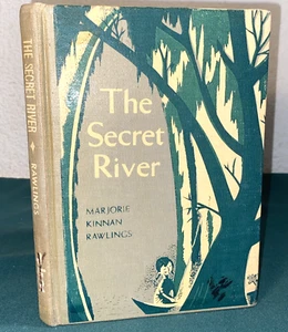 THE SECRET RIVER by Marjorie Kinnan Rawlings & Leonard Kessler c.1955 Ex-Lib HB - Picture 1 of 12
