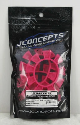 JConcepts 2212-4 JCO2212-4 Satellite Tire Gluing Rubber Bands Pink - 4pc - Image 1 of 3