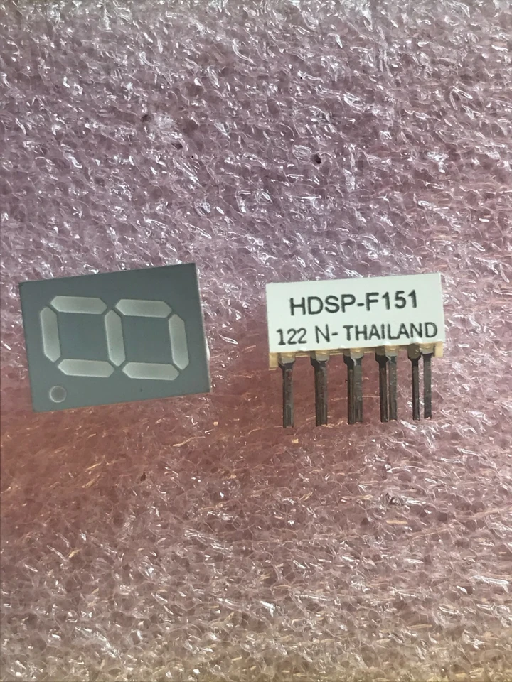 LED display Red HDSP-F151 10 pin dip made by Agilent 2pcs £4.25 HU972 - Image 1 of 1