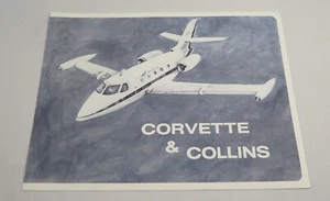 Brochure business jet Aérospatiale Corvette & Collins - Foto 1 di 3