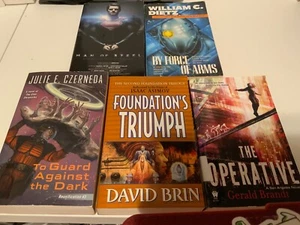 Lot Of 5 COX DIETZ BRIN BRANDT CZERNDA SCIENCE FICTION BOOKS - Imagen 1 de 6