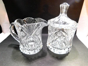 J.G. Crema y azúcar con tapa Durand Cristal France Vincennes - Imagen 1 de 9