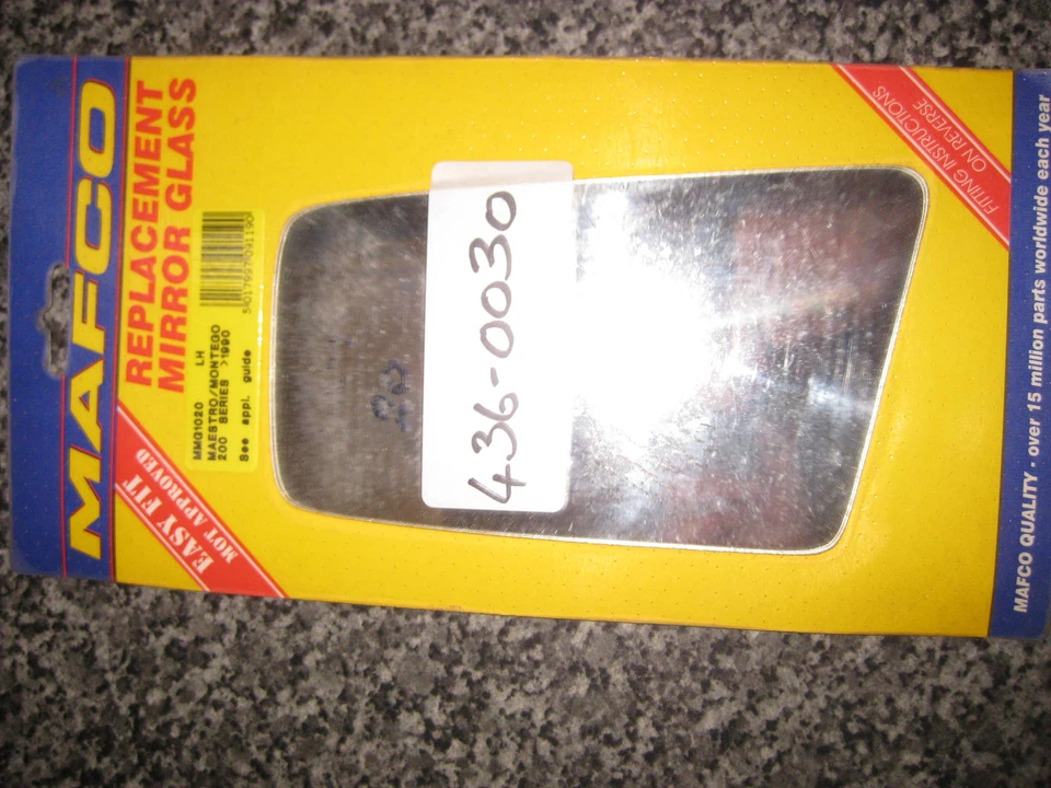 MG & AUSTIN MAESTRO / MONTEGO & ROVER 200 213 216 - NEW L/H DOOR MIRROR GLASS - Image 1 of 1