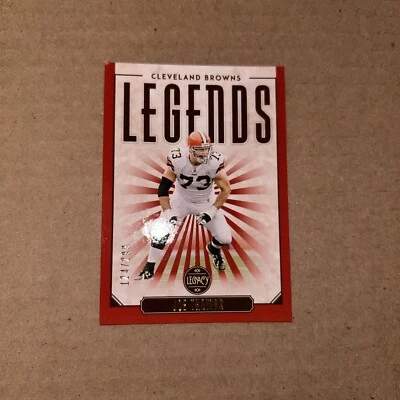 Joe Thomas 2020 Panini Legacy Legends Red 124/299 Clevleland Browns - Image 1 of 3