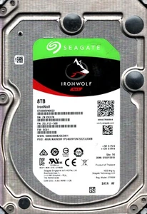 ST8000VN0022 P/N: 2EL112-500 F/W: SC61 ZA1D TK 8TB SEP 2018 THAILAND SEAGATE - Afbeelding 1 van 2