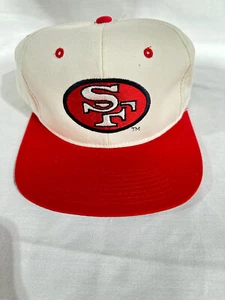 Vintage Rare 1990s San Francisco 49ers FRAM Plain Logo Snapback Hat - Picture 1 of 8