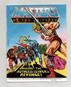 RDV68 MOTU 1984 Masters of the Universe Mini Comic - Hordak - Ruthless Leader's - Bild 1 von 2