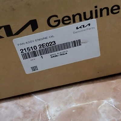 Panela de óleo do motor 1.8L 2.0L 215102E023 fabricante de equipamento original Kia Forte Hyundai Elantra 2015-2020 - Imagem 1 de 2